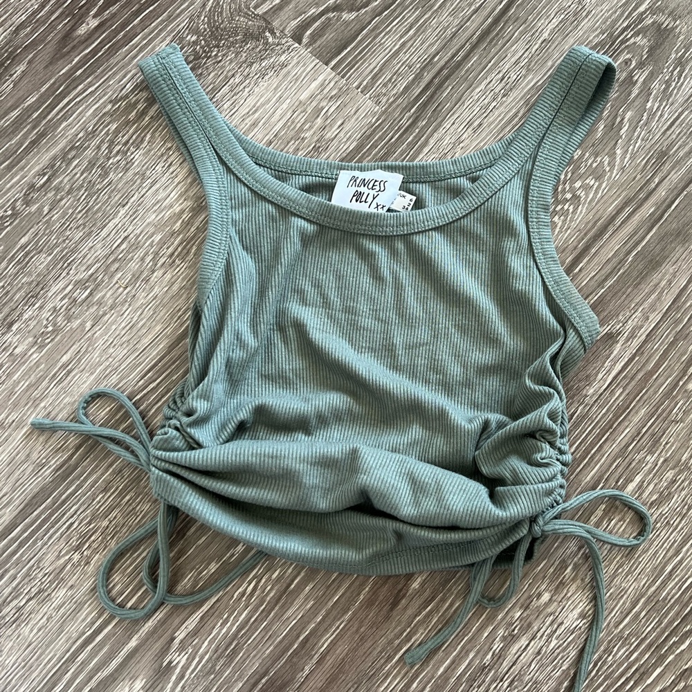 Princess Polly green tank top